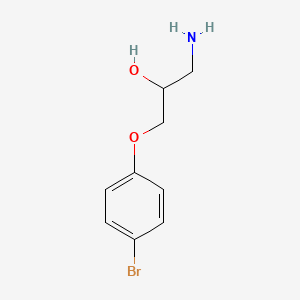 molecular formula C9H12BrNO2 B1272129 1-Amino-3-(4-bromophenoxy)propan-2-ol CAS No. 112169-36-5