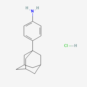 molecular formula C16H22ClN B1272143 4-(1-adamantyl)aniline Hydrochloride CAS No. 7123-77-5