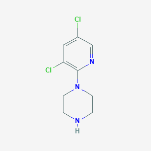 molecular formula C9H11Cl2N3 B1272148 1-(3,5-Dichloropyridin-2-yl)piperazine CAS No. 87394-60-3