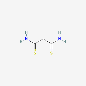 molecular formula C3H6N2S2 B1272150 Propanedithioamide CAS No. 6944-34-9