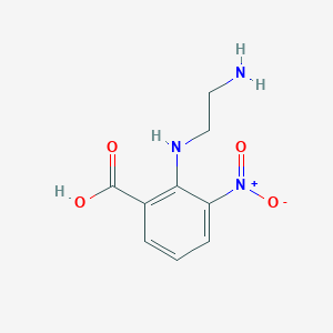 molecular formula C9H11N3O4 B1272151 2[(2-Aminoethyl)amino]-3-nitrobenzoic acid CAS No. 374063-88-4