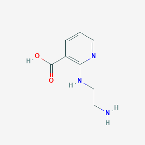molecular formula C8H11N3O2 B1272153 2-[(2-Aminoethyl)amino]nicotinic acid CAS No. 374063-93-1