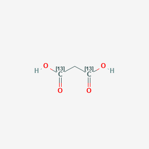 molecular formula C3H4O4 B127216 (1,3-13C2)Propanedioic acid CAS No. 99524-14-8