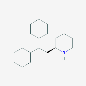 molecular formula C19H35N B12721681 Perhexiline, (R)- CAS No. 1326703-85-8