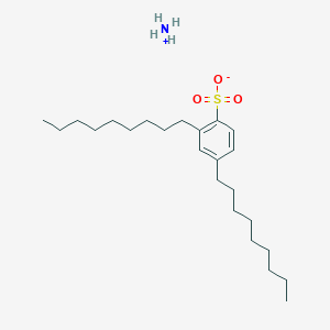 molecular formula C24H45NO3S B12721776 azanium;2,4-di(nonyl)benzenesulfonate CAS No. 81611-37-2