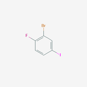 molecular formula C6H3BrFI B1272178 2-Bromo-1-fluoro-4-iodobenzene CAS No. 811842-30-5