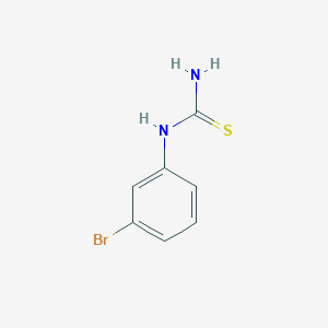 molecular formula C7H7BrN2S B1272182 1-(3-Bromophenyl)thiourea CAS No. 21327-14-0
