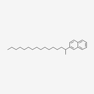 molecular formula C26H40 B12721897 2-sec-Hexadecylnaphthalene CAS No. 61593-20-2