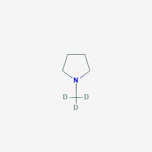 molecular formula C5H11N B127219 1-甲基-d3-吡咯烷 CAS No. 77422-30-1