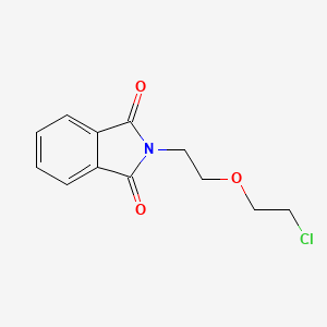 molecular formula C12H12ClNO3 B1272195 2-[2-(2-Chloroethoxy)ethyl]-1H-isoindole-1,3(2H)-dione CAS No. 58290-51-0