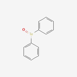 molecular formula C12H10OTe B12722122 Benzene, 1,1'-tellurinylbis- CAS No. 51786-98-2