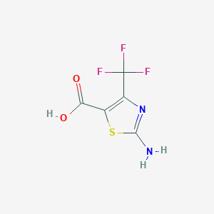 molecular formula C5H3F3N2O2S B1272213 2-Amino-4-(trifluoromethyl)thiazole-5-carboxylic acid CAS No. 239135-55-8