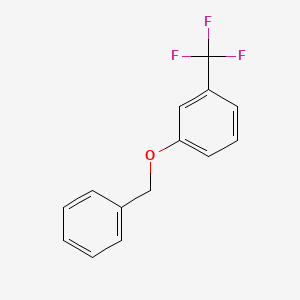 molecular formula C14H11F3O B1272215 1-(Benzyloxy)-3-(trifluoromethyl)benzene CAS No. 70097-64-2