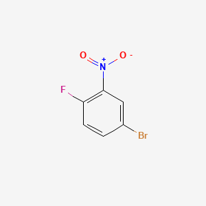 molecular formula C6H3BrFNO2 B1272216 4-溴-1-氟-2-硝基苯 CAS No. 364-73-8