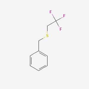 molecular formula C9H9F3S B1272221 Benzyl 2,2,2-trifluoroethyl sulfide CAS No. 77745-03-0