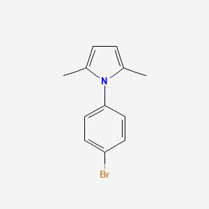 molecular formula C12H12BrN B1272227 1-(4-溴苯基)-2,5-二甲基-1H-吡咯 CAS No. 5044-24-6