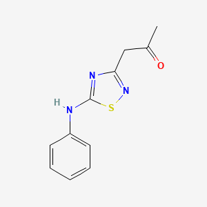 1-[5-(Phenylamino)-1,2,4-thiadiazol-3-yl]propan-2-one