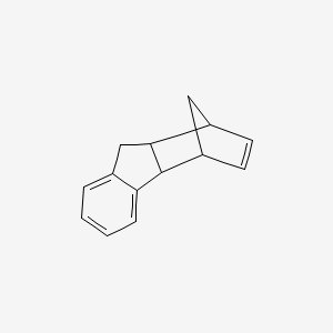 molecular formula C14H14 B12722386 1,4-Methano-1,4,4a,9a-tetrahydrofluorene CAS No. 6143-33-5