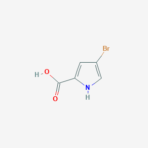 molecular formula C5H4BrNO2 B1272240 4-bromo-1H-pyrrole-2-carboxylic Acid CAS No. 27746-02-7