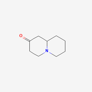 molecular formula C9H15NO B1272259 Hexahydro-1H-quinolizin-2(6H)-one CAS No. 23581-42-2