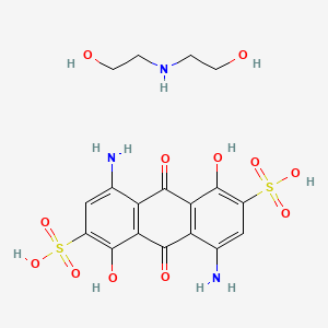 molecular formula C18H21N3O12S2 B12722593 Einecs 286-390-5 CAS No. 85223-34-3