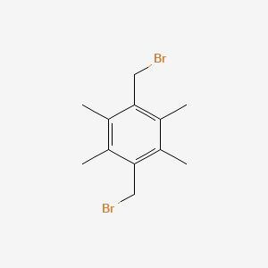molecular formula C12H16Br2 B1272263 1,4-Bis(bromomethyl)-2,3,5,6-tetramethylbenzene CAS No. 35168-64-0