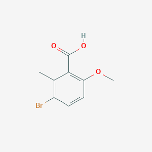 molecular formula C9H9BrO3 B1272264 3-Bromo-6-methoxy-2-methylbenzoic acid CAS No. 220901-25-7
