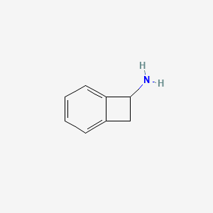 molecular formula C8H9N B1272265 Bicyclo[4.2.0]octa-1,3,5-trien-7-amine CAS No. 61599-85-7