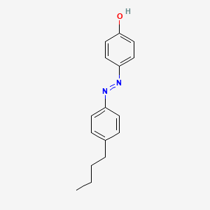 molecular formula C16H18N2O B1272269 4-(4-Butylphenylazo)phenol CAS No. 2496-21-1