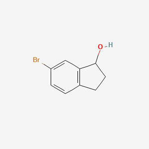molecular formula C9H9BrO B1272272 6-bromo-2,3-dihydro-1H-inden-1-ol CAS No. 75476-86-7