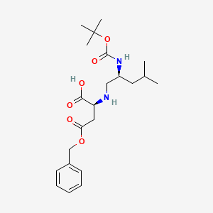 molecular formula C22H34N2O6 B1272277 Boc-Leu-psi(CH2NH)-Asp(OBzl)-OH CAS No. 204199-67-7
