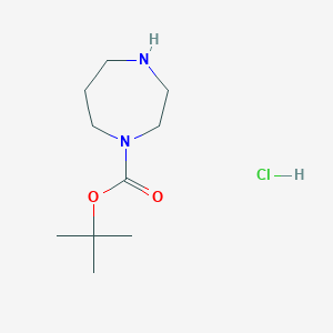 molecular formula C10H21ClN2O2 B1272280 Tert-butyl 1,4-diazepane-1-carboxylate Hydrochloride CAS No. 1049743-87-4