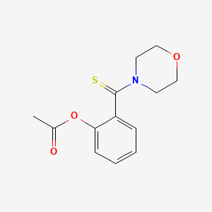 molecular formula C13H15NO3S B12722889 N-Morpholinylthioacetylsalicylamide CAS No. 2032-47-5
