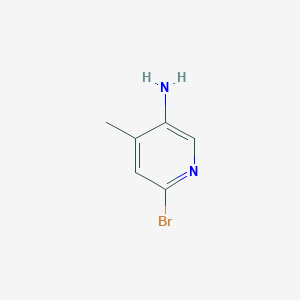 molecular formula C6H7BrN2 B127229 6-Bromo-4-methylpyridin-3-amine CAS No. 156118-16-0