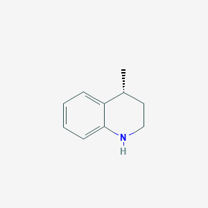 molecular formula C10H13N B12722984 (4R)-1,2,3,4-Tetrahydro-4-methylquinoline CAS No. 1821828-59-4