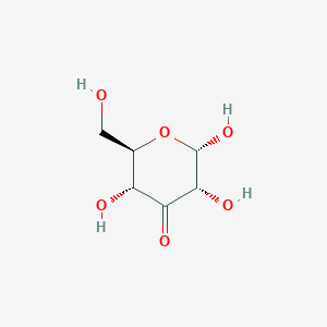 molecular formula C6H10O6 B12723043 alpha-D-3-Ketoglucopyranose CAS No. 906351-74-4