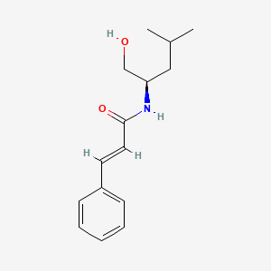 molecular formula C15H21NO2 B12723065 N-Cinnamoyl-D-leucinol CAS No. 127852-95-3