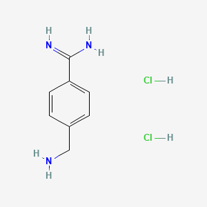 molecular formula C8H13Cl2N3 B1272307 4-Aminomethyl benzamidine dihydrochloride CAS No. 217313-79-6
