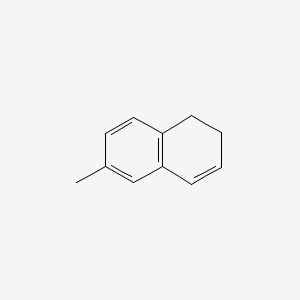 molecular formula C11H12 B12723187 1,2-Dihydro-6-methylnaphthalene CAS No. 2717-47-7