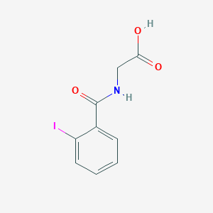 molecular formula C9H8INO3 B127232 2-Iodohippuric acid CAS No. 147-58-0
