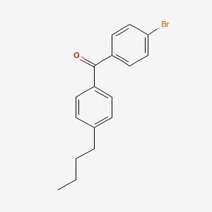 molecular formula C17H17BrO B1272321 4-Bromo-4'-n-butylbenzophenone CAS No. 91404-25-0