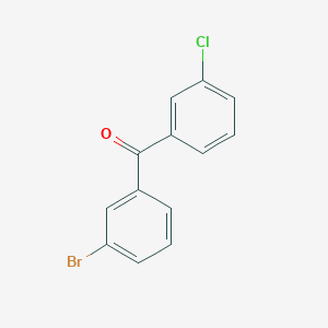 molecular formula C13H8BrClO B1272326 3-Bromo-3'-chlorobenzophenone CAS No. 75762-59-3
