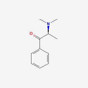 molecular formula C11H15NO B12723282 N,N-Dimethylcathinone CAS No. 35026-77-8