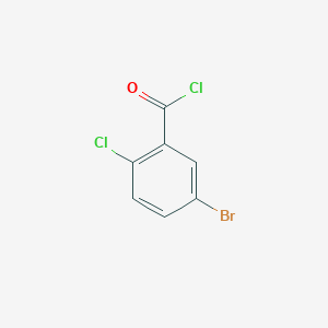 molecular formula C7H3BrCl2O B1272329 5-Bromo-2-chlorobenzoyl chloride CAS No. 21900-52-7