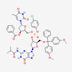 molecular formula C58H57ClN7O15P B12723295 Einecs 275-466-3 CAS No. 71459-57-9