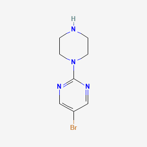 molecular formula C8H11BrN4 B1272331 5-溴-2-(哌嗪-1-基)嘧啶 CAS No. 99931-82-5