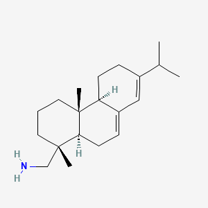 molecular formula C20H33N B12723342 Abietylamine CAS No. 47117-16-8