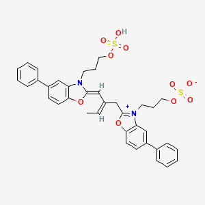 molecular formula C37H36N2O10S2 B12723344 Einecs 256-143-6 CAS No. 43208-90-8