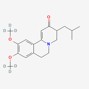 molecular formula C19H25NO3 B12723354 1,11b-Dedihydrotetrabenazine-D6 CAS No. 2244238-17-1