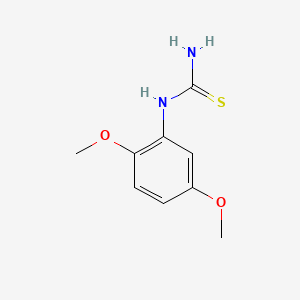 molecular formula C9H12N2O2S B1272336 (2,5-二甲氧基苯基)硫脲 CAS No. 67617-98-5